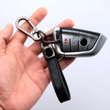 Mitsubishi PU Leather Car Keyring Keychain