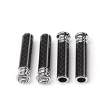 4pcs/set Dodge Viper Logo Carbon Fiber Car Door Bolt Lock Pins Gate Lock Screws