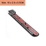 Mazda MS Mazdaspeed Logo Metal Car Rear Sticker Decal Auto Body Fender Side Emblem Badge