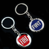 Fiat Metal Car Keychain Keyring