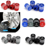 4pcs/set SAAB Metal Car Wheel Tire Valve Stem Caps Covers
