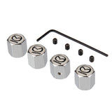 4pcs/set Mazda Anti-Theft Car Air Valve Stem Cap Auto Tyre Valve Covers