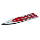 2pcs/set Skoda Metal Car Fender Side Sticker Emblem Badge Decal