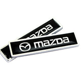 2pcs/set Mazda Logo Metal Car Side Sticker Auto Emblem Badge