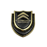 Citroen Shield Carbon Fiber Car Rear Sticker Window Emblem Badge Decal