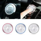 Lexus Diamond Car Engine One-click Start Stop Button Cover Sticker