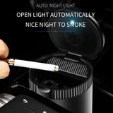 Honda Metal Car Ash Tray Auto Ashtray Cigarette Holder Box with LED Light