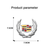 Cadillac Metal Car Rear Sticker Auto Window Emblem Badge Decal