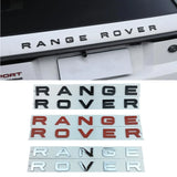 Land Rover Range Rover ABS Car Front Hood Cover Sticker Decal Auto Rear Emblem Badge