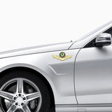 Skoda Metal Wings Car Rear Sticker Auto Window Emblem Badge Decal