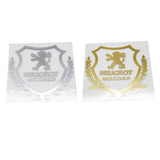 Peugeot Shield Car Rear Sticker Auto Window Emblem Badge Decal