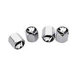 4pcs/set Skoda Car Air Valve Stem Cap Auto Tyre Valve Covers