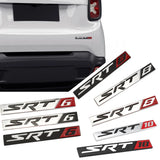 Dodge SRT10 SRT8 SRT6 Logo Metal Car Rear Sticker Emblem Badge Decal