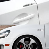 2pcs Infiniti Metal Car Fender Side Badge Decal Rear Emblem Sticker
