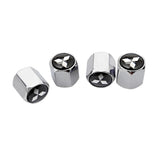 4pcs/set Mitsubishi Car Air Valve Stem Cap Auto Tyre Valve Covers