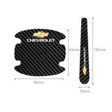 Chevrolet Carbon Fiber Car Door Bowl Handle Anti-collision Protective Stickers Scratches Film