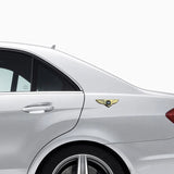 KIA Angle Wings Metal Car Front Center Sticker Grille Emblem