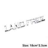 Car Front Bumper Badge Rear Decal for Land Cruiser Prado Landfree VX TX TX.L VX.L 5.7 V6 V8 GX.R VX.R VX.S VX.R.i GX.R.i