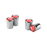 4pcs/set Dodge Logo Car Air Valve Stem Caps Auto Tyre Valve Covers