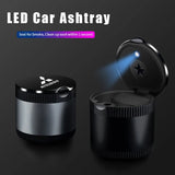 Mitsubishi Metal Car Ash Tray Auto Ashtray Cigarette Holder Box with LED Light
