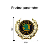 Skoda Metal Car Rear Sticker Auto Window Emblem Badge Decal