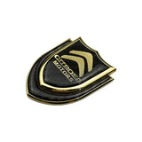 Citroen Shield Carbon Fiber Car Rear Sticker Window Emblem Badge Decal