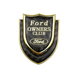 Ford Shield Carbon Fiber Car Rear Sticker Window Emblem Badge Decal