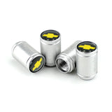 4pcs/set Chevrolet SSR Logo Sport Matte Car Air Valve Stem Caps Auto Tyre Valve Covers