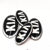 KIA Logo ABS Car Front Hood Emblem Badge Auto Trunk Sticker Decal