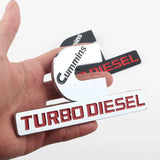 Dodge CUMMINS Turbo Metal Car Rear Sticker Emblem Badge