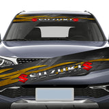 130x21cm Suzuki Car Front Trunk Windshield Sunshade Sticker Decal