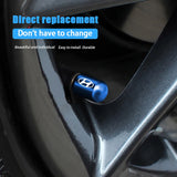 4pcs/set Hyundai Car Air Valve Stem Cap Anti Dirty Tyre Valve Covers