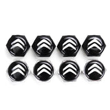 4pcs/set Citroen Logo Stainless Steel Car License Plate Bolts