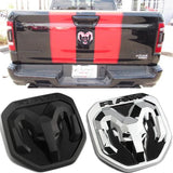 Skull ABS Trunk Emblem for Dodge 2019  RAM 1500 2500 3500 Sport Laramie Rebel Big Horn 4x4 Decal