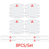 Mitsubishi Car Door Bowl Handle Anti-collision Protective Stickers Scratches Film