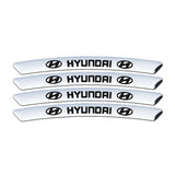 4pcs/set 9cm Hyundai Aluminum Alloy Car Wheel Rim Tyre Sticker