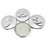 4pcs/set 57/61.5/62/65mm Hyundai Car Wheel Hub Center Caps Covers