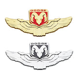 Dodge Metal Wings Car Rear Sticker Window Emblem Badge Decal