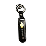 Chevrolet Carbon Fiber Car Logo Keychain Keyring