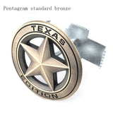 Jeep Texas Edition Star Metal Car Front Grille Emblem Badge Auto Trunk Sticker Decal
