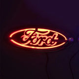 14.5x5.6cm Ford Car LED Light Front Rear Emblem Badge
