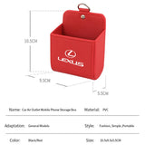 Car Air Outlet Storage Box for Logo RX350 IS300 ES350 IS250 CT200H IS NX GS350 NX200T ES250 Hanging Store Case Accessories