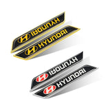 2pcs Hyundai Car Fender Side Stickers Trunk Anti-scratch Decal