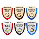 Chevrolet Metal Shield Car Rear Sticker Auto Window Emblem Badge Decal