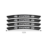 4pcs/set 9cm Hyundai Aluminum Alloy Car Wheel Rim Tyre Sticker
