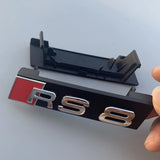 Audi RS3 RS4 RS5 RS6 RS7 SQ3 SQ5 SQ7 ABS Car Front Grill Emblem Badge