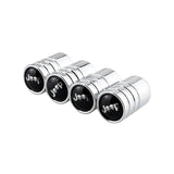4pcs/set Jeep Skull Logo Car Air Valve Stem Caps Auto Tyre Valve Covers