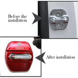 4pcs/set Renault Stainless Steel Car Door Lock Cover Protection