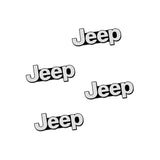 4pcs/set Jeep Cherokee Renegade Metal Car Stereo Sticker Auto Audio Emblem Decal
