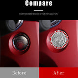 Hyundai Diamond Car Engine One-click Start Stop Button Cover Sticker